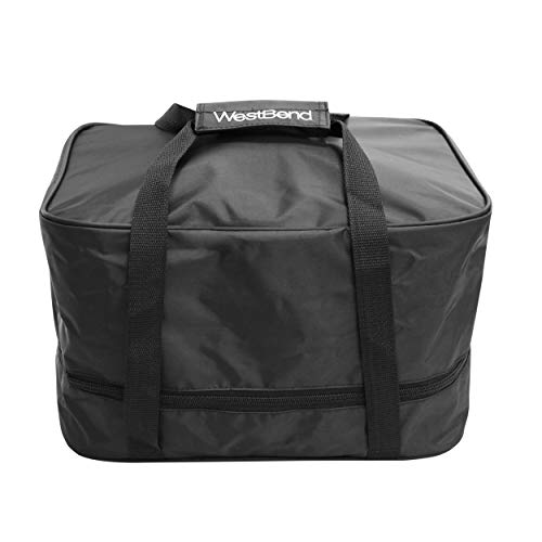 Red 5-Quart Non-stick Slow Cooker with Travel Lid and Thermal Carrying Case J6050