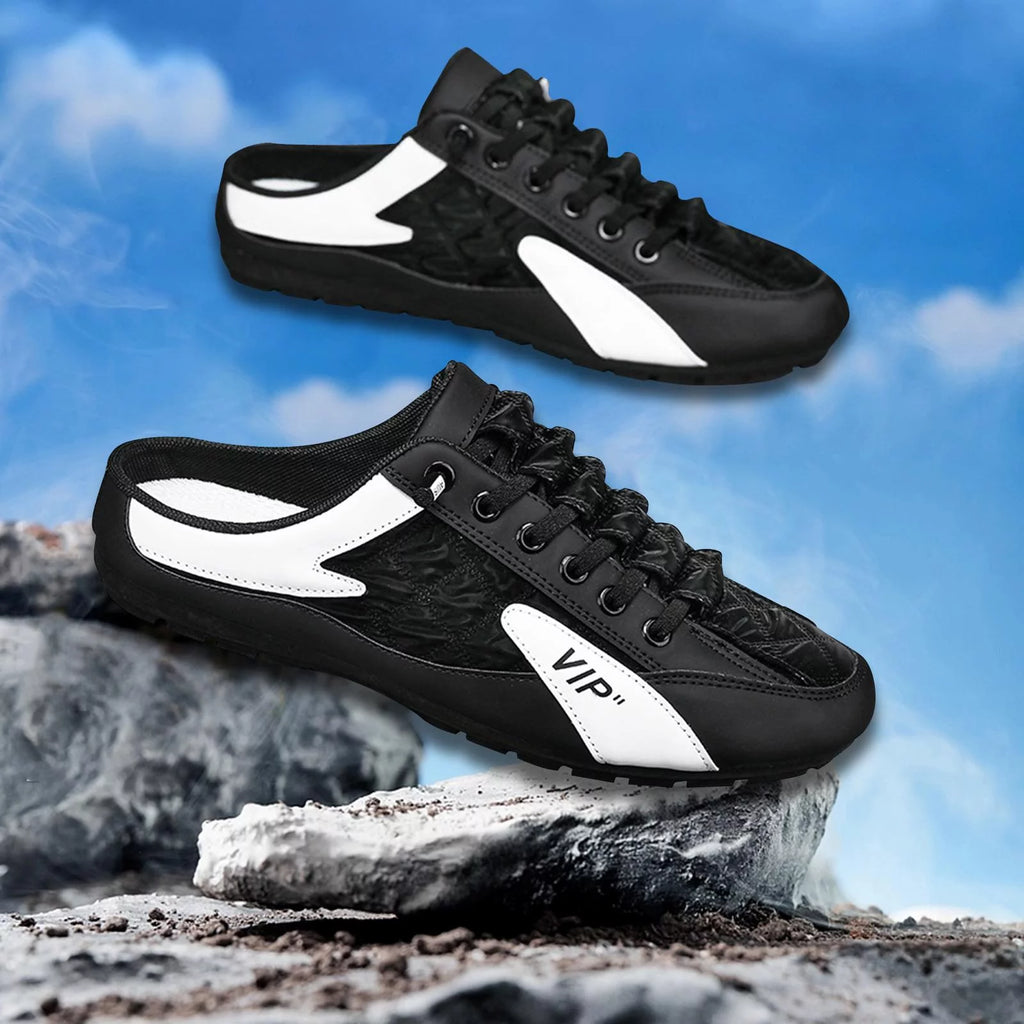 Men Slip on Mule Sneakers Lightweight Backless Casual Sports Shoes Loafers S9189