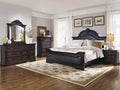 Carved Bedroom Set Cappuccino K9211