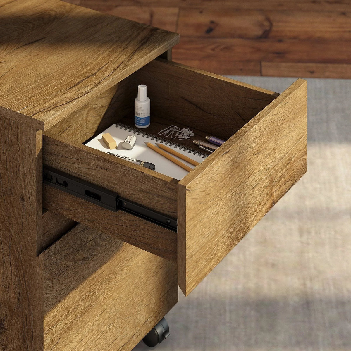 2 Drawer Mobile File Cabinet A68374