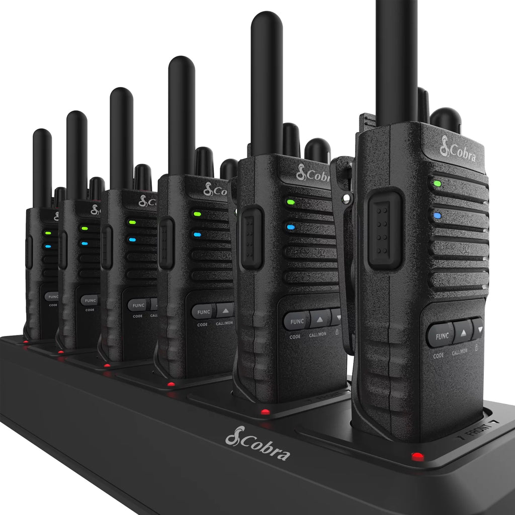 2W FRS Two-Way Radios 6-Pack with Charging Dock, 22 Channels H639374