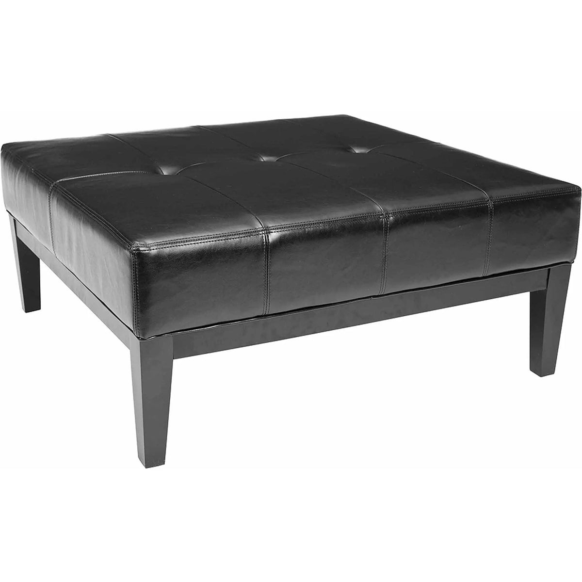 Black Square Cocktail Ottoman H508