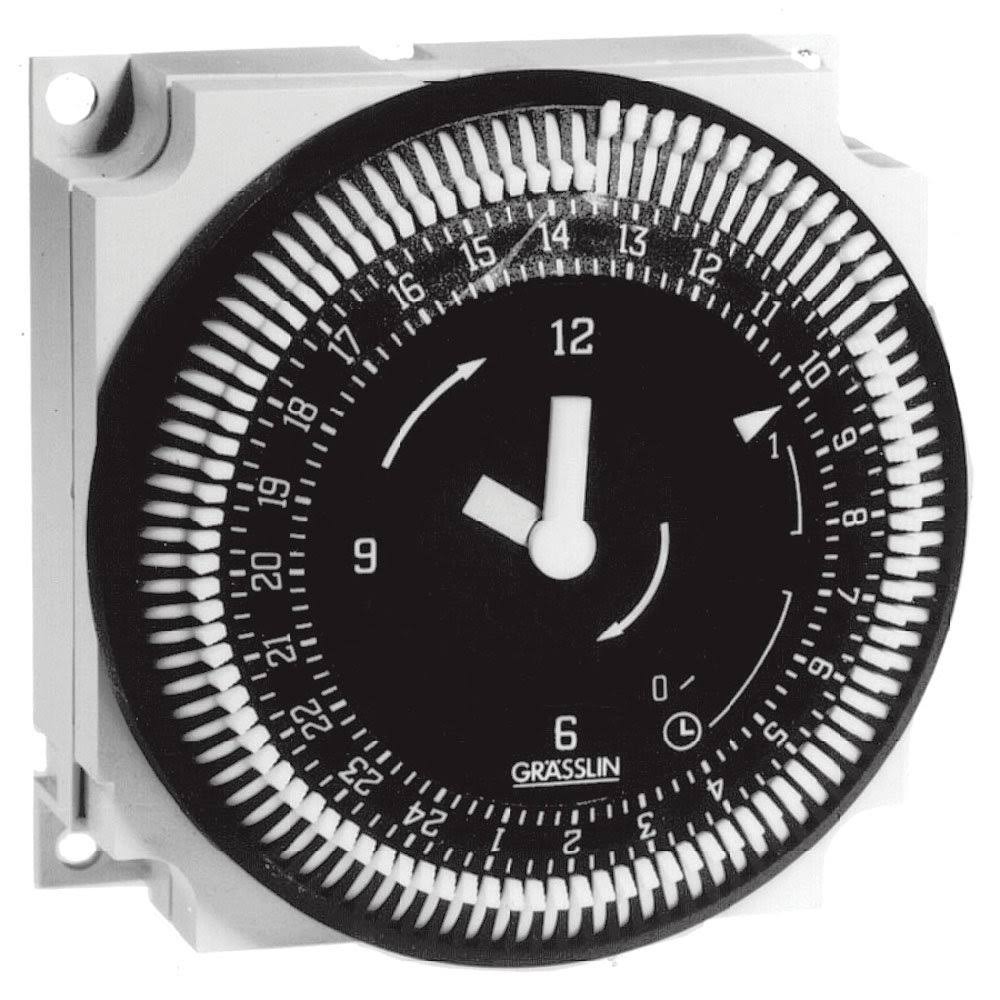 Electromechanical Timer, 24-Hour, SPDT O498