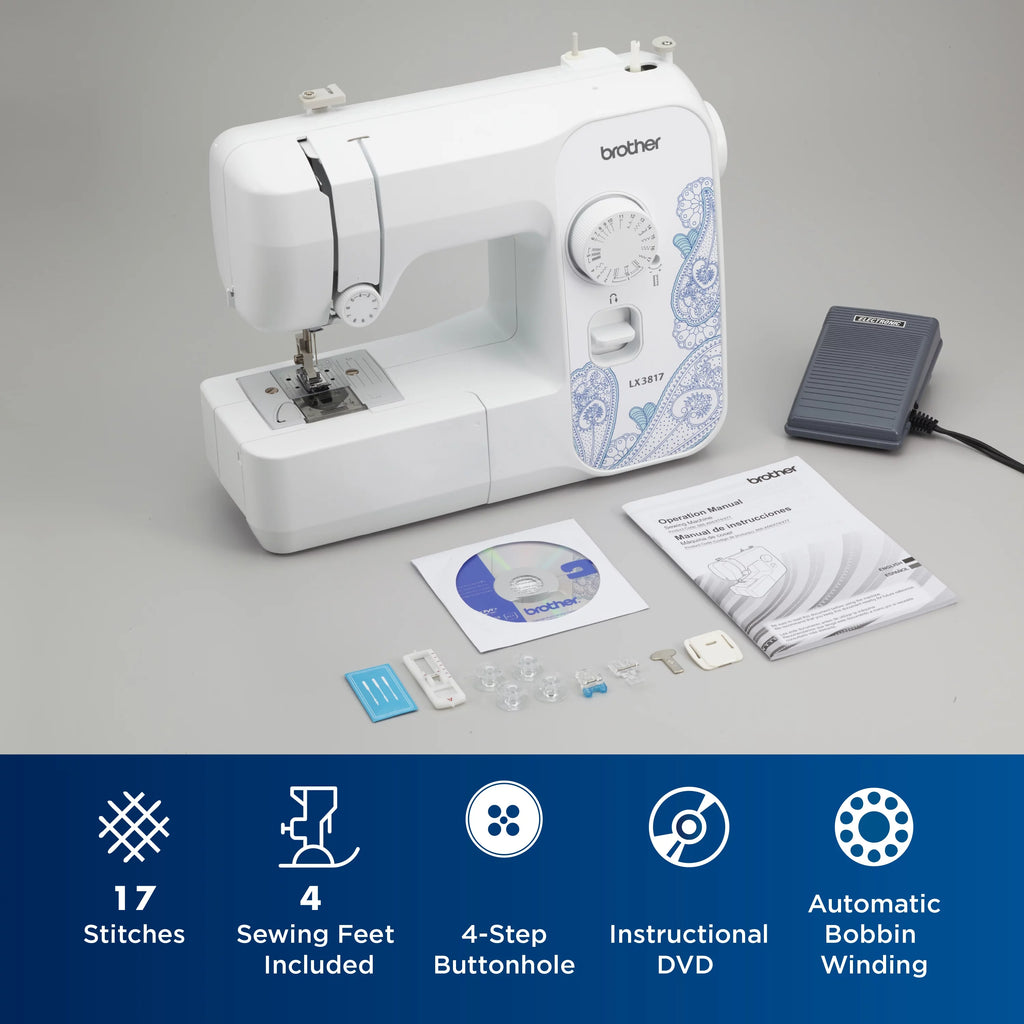 Portable Full-Size 17-Stitch Sewing Machine M30999