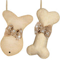 2 Pcs Dog Christmas Stocking with Bow Knot Y5735