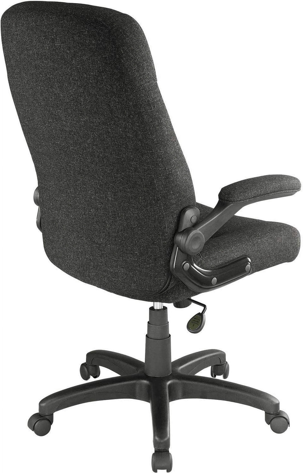 Black Fabric Mid Back Executive Chair with Arms P780652