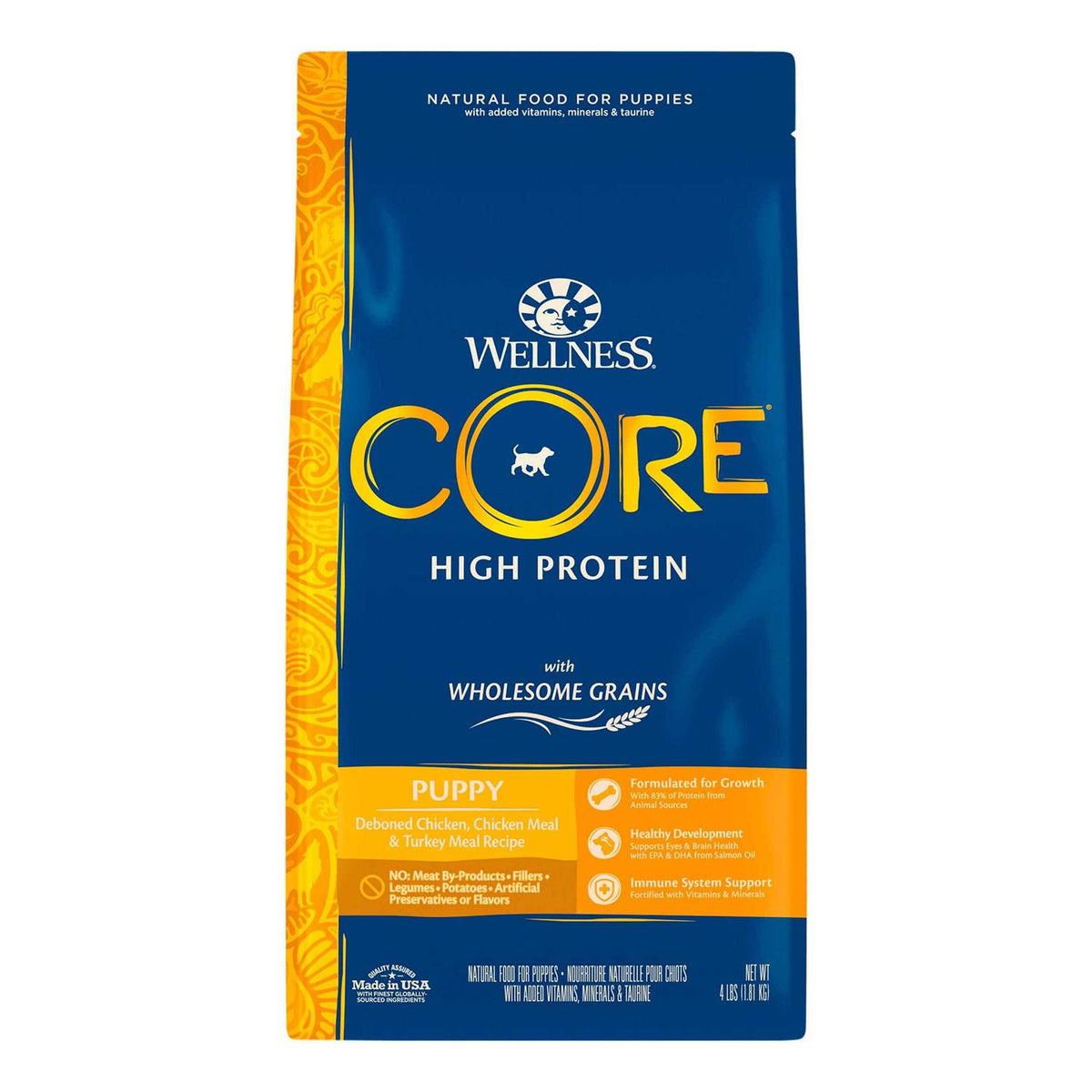 High Protein Wholesome Grains Puppy Dry Dog Food D90903