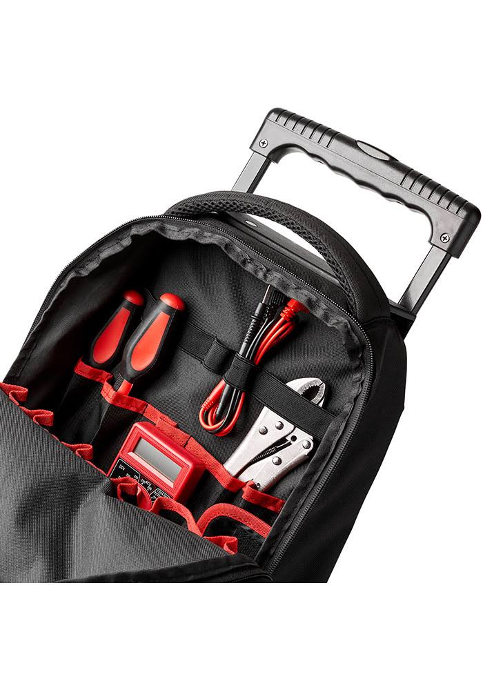 Brown Wheeled Backpack V645