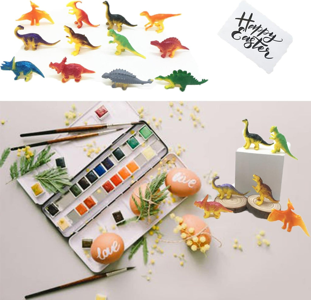 24 Packs Mini Plastic Dinosaur Toys G78229