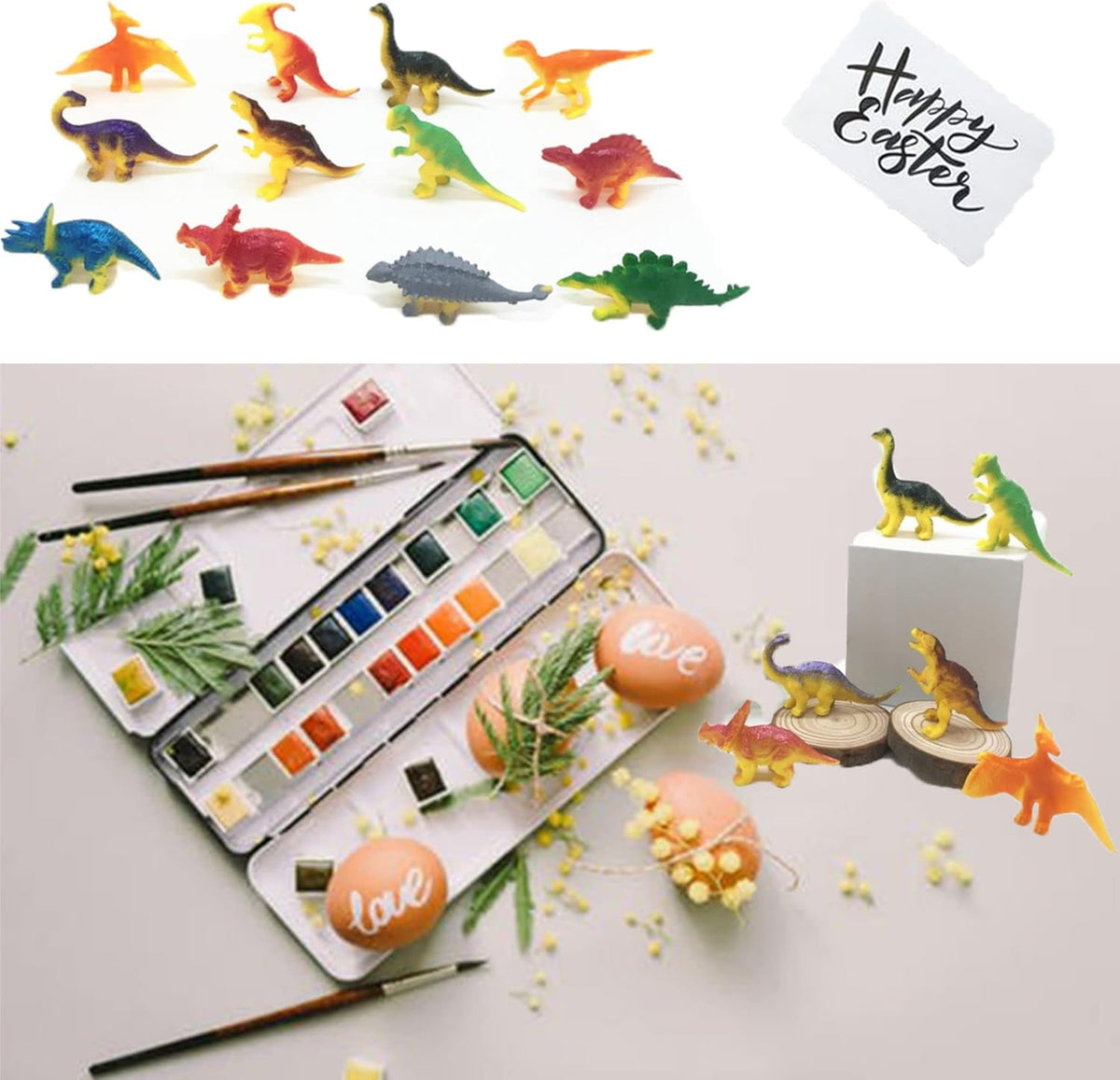 24 Packs Mini Plastic Dinosaur Toys G78229