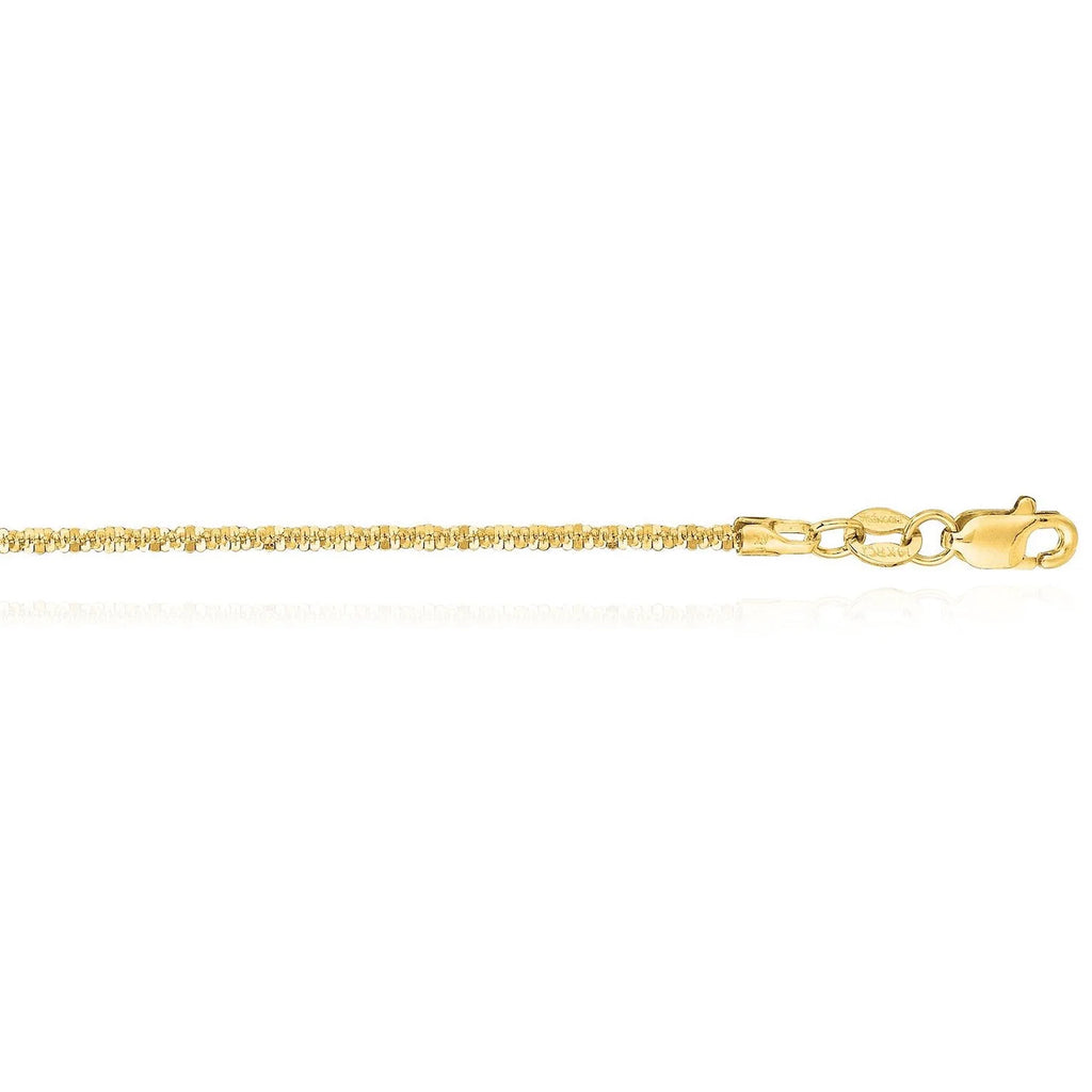 14K Gold 1.5mm Diamond-Cut Chain 16"-20" A738926