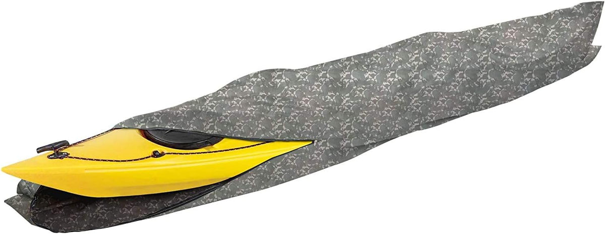 13ft Water Resistant Heavy Duty Kayak Cover, Grey, Pack of 2 D64322
