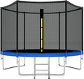 8Ft Trampoline with Enclosure Net & Spring Pad C73009