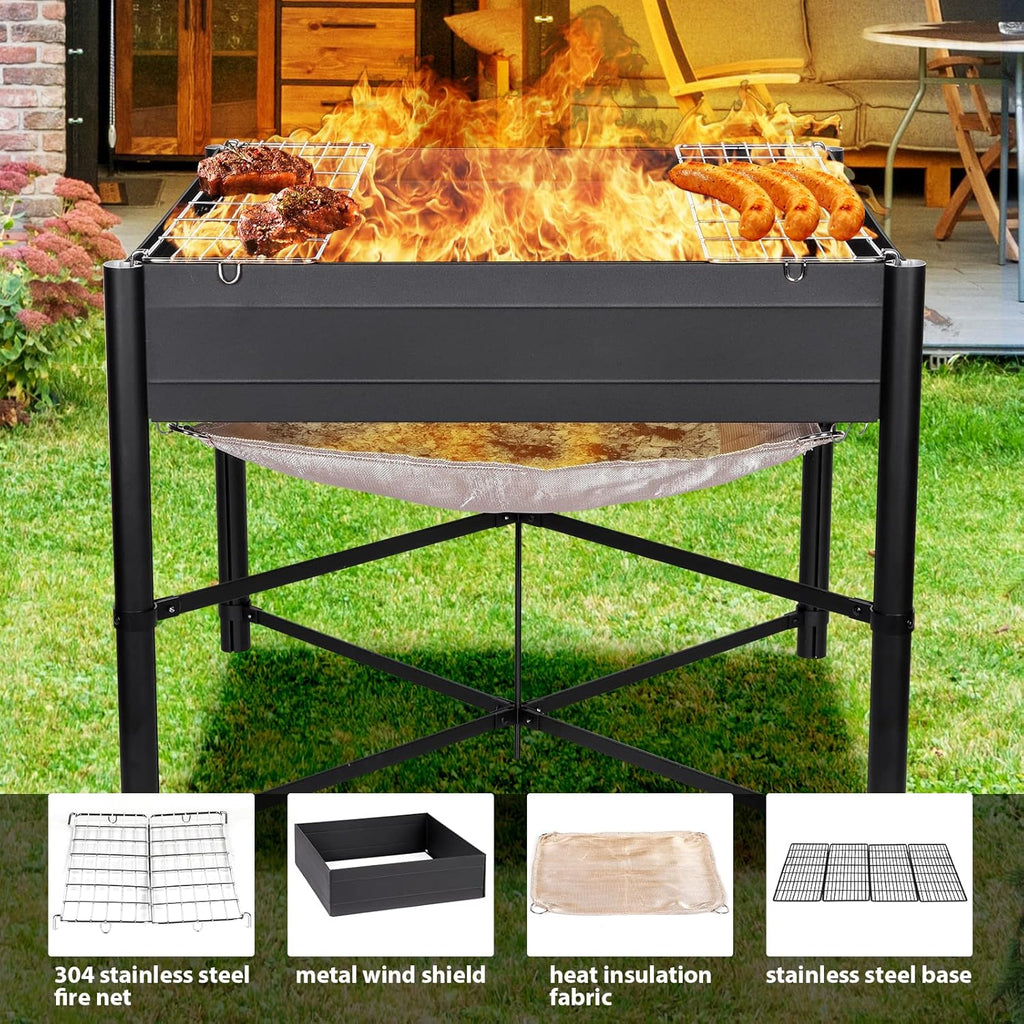 Portable Smokeless Wood Burning Fire Pit Q689