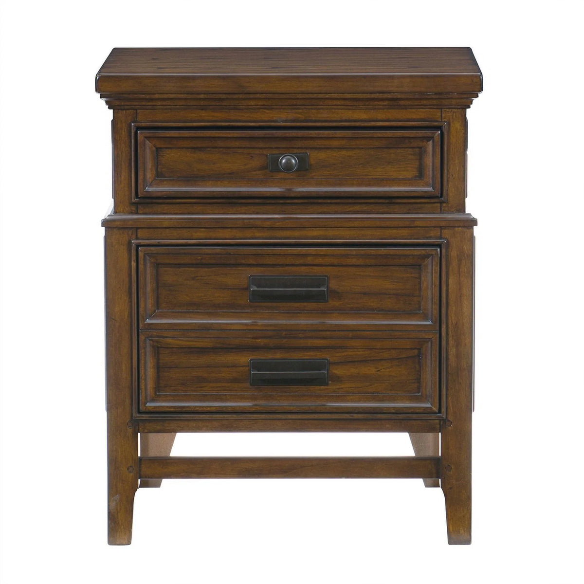 Brown Cherry Nightstand J295097