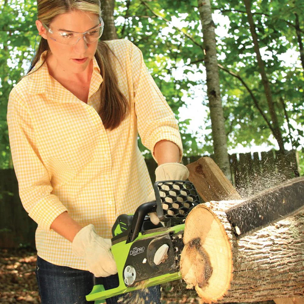 40V 16 Cordless Brushless Chainsaw with 4.0 Ah Battery and Charger P410