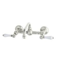 Polished Nickel Wall Mount Bridge Lavatory Faucet R209501
