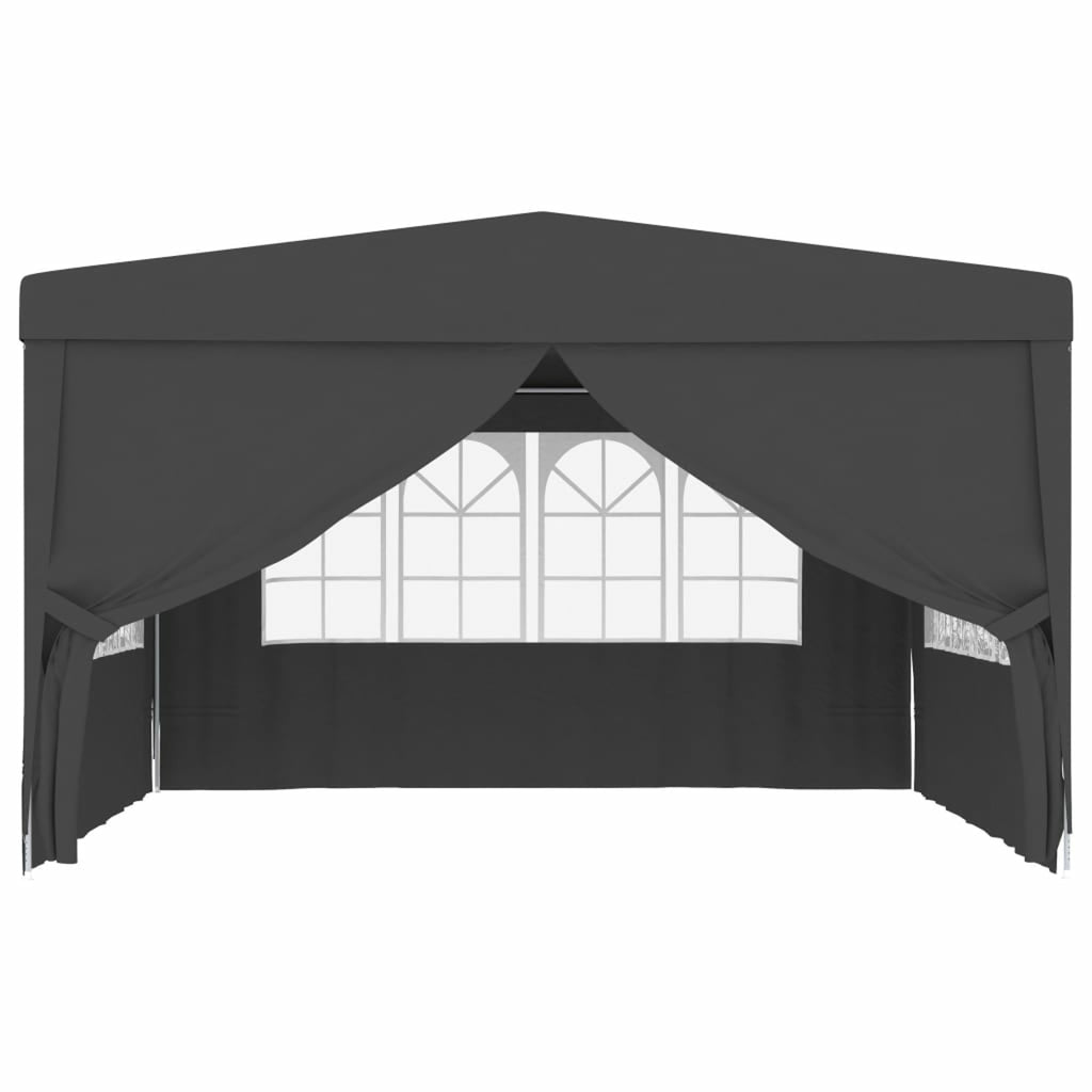 13.1'x13.1' Anthracite Party Tent with Side Walls E44476
