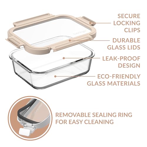 4-Piece Glass Food Storage Set T831971