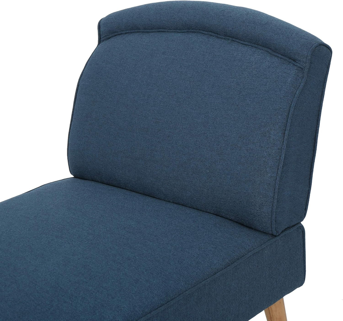 Navy Blue Fabric Chaise Lounge N9177