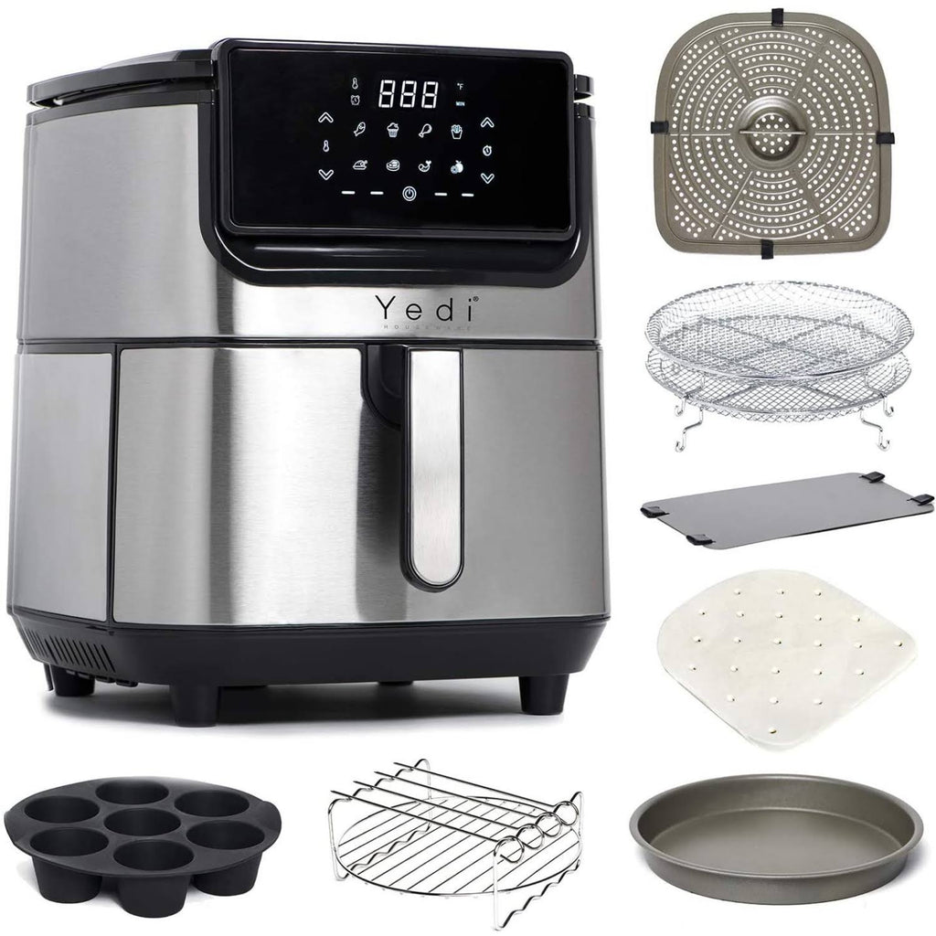 6.8 Quart Stainless Steel Air Fryer O863652