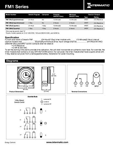 Electromechanical Timer, 24-Hour, SPDT O498