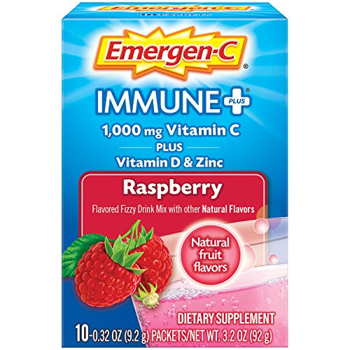 Raspberry Flavor Vitamin C Powder Supplement - 10 Count Q603