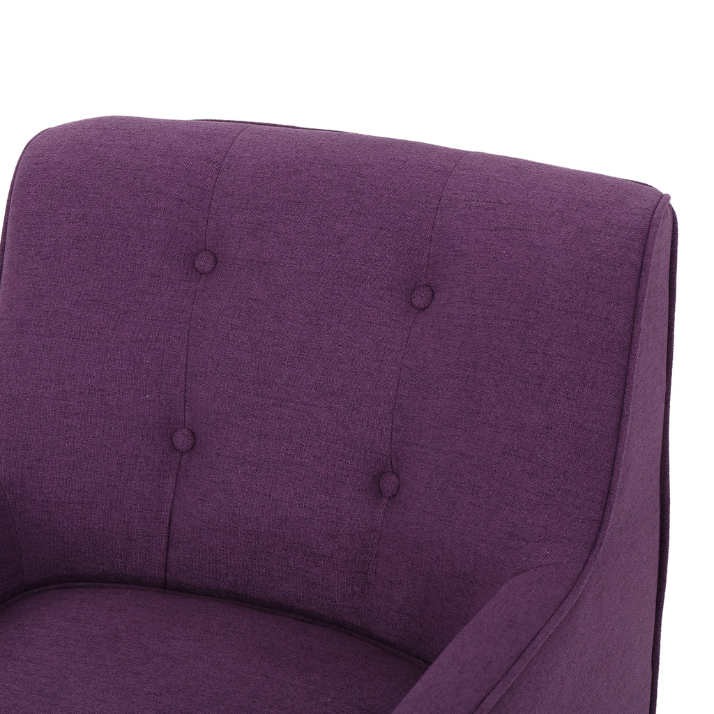 Purple Fabric Arm Chair Y83881