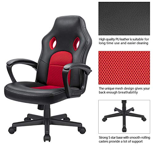 Blue High Back Ergonomic Gaming Chair T678