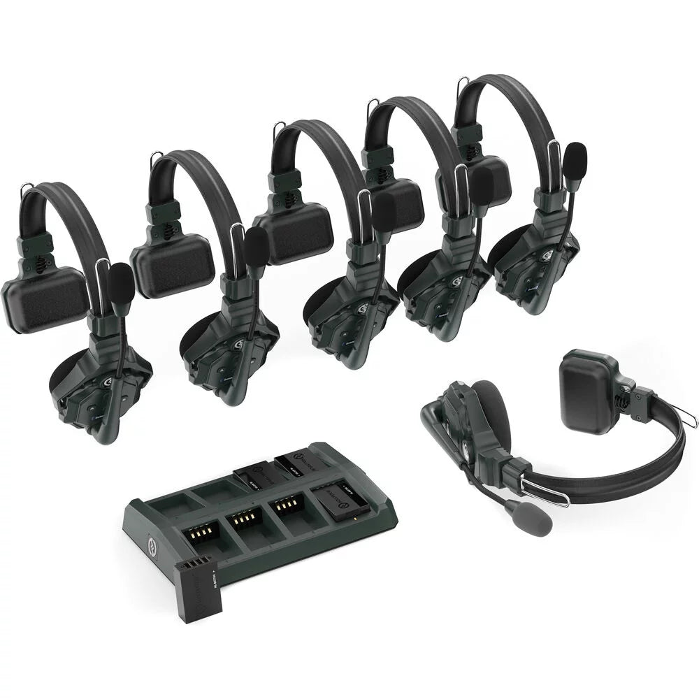 Wireless Intercom System with 6 Headsets F339890