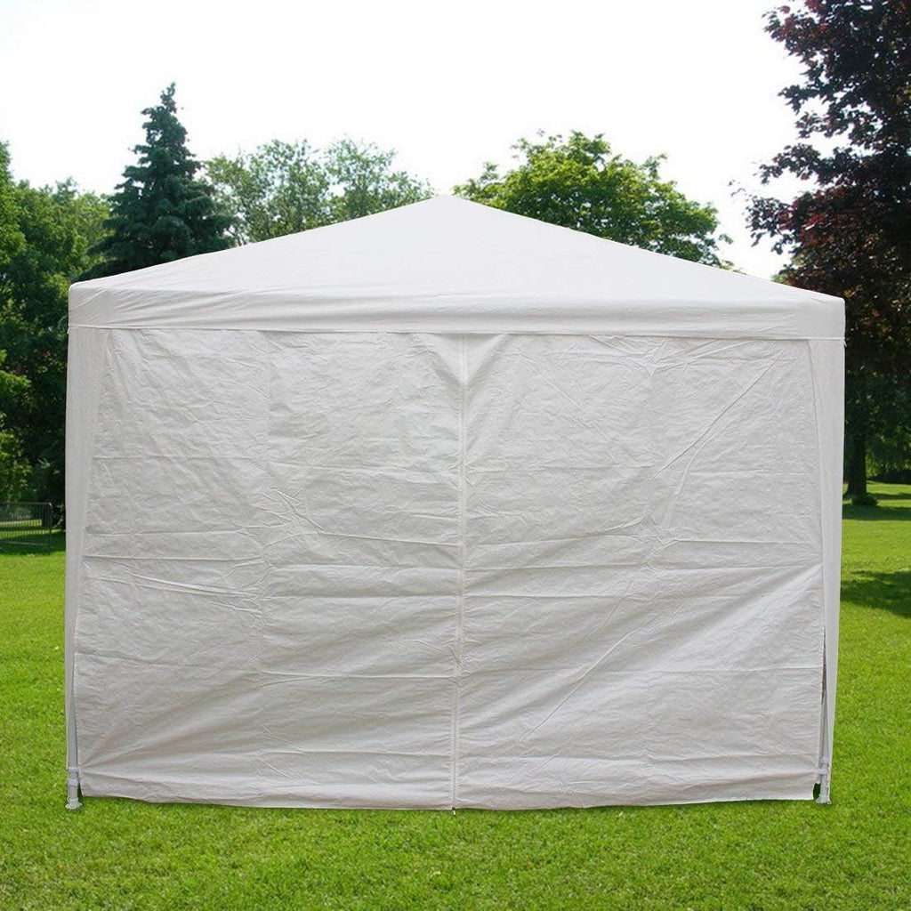 10'x30' White Canopy Tent with Mesh Side Wall H6445