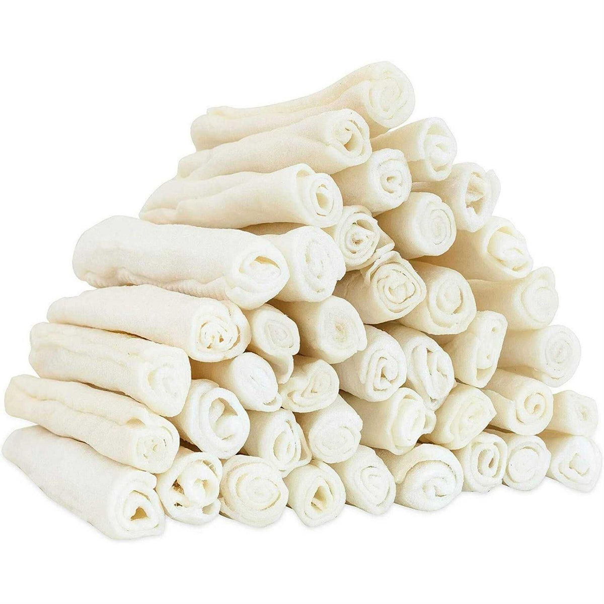 All Natural Rawhide Rolls Dog Chew Treats F1186