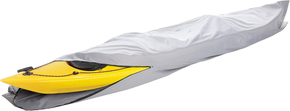 13ft Water Resistant Heavy Duty Kayak Cover, Grey, Pack of 2 D64322