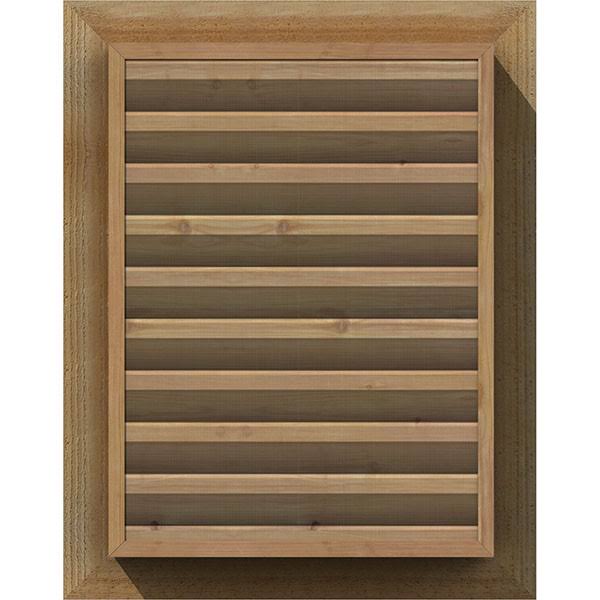 Unfinished Vertical Gable Vent S9525