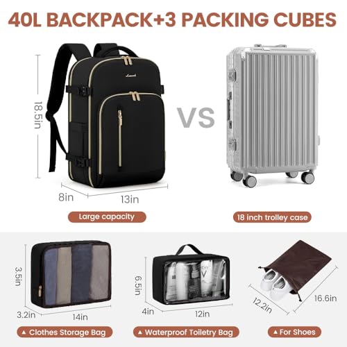 Travel Backpack with 3 Packing Cubes T802004