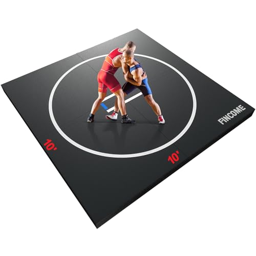 10' x 10' Black Wrestling Mat S2946