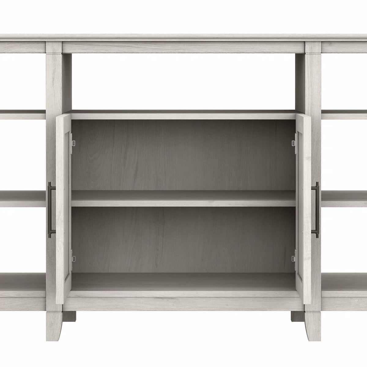 Linen White Oak Tall TV Stand for 65 Inch TV X708