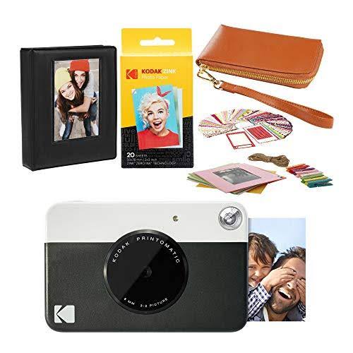 Grey Instant Print Camera Travel Case Bundle H538