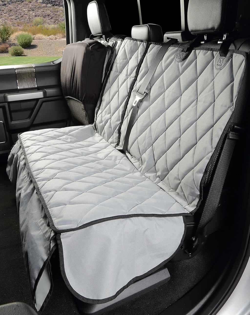 Crew Cab Rear Bench Seat Cover with Hammock T643851