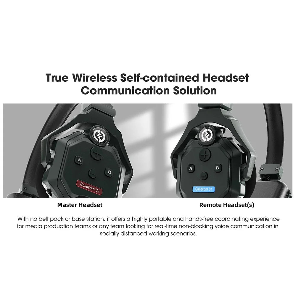 Wireless Intercom System with 6 Headsets F339890