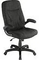 Black Fabric Mid Back Executive Chair with Arms P780652