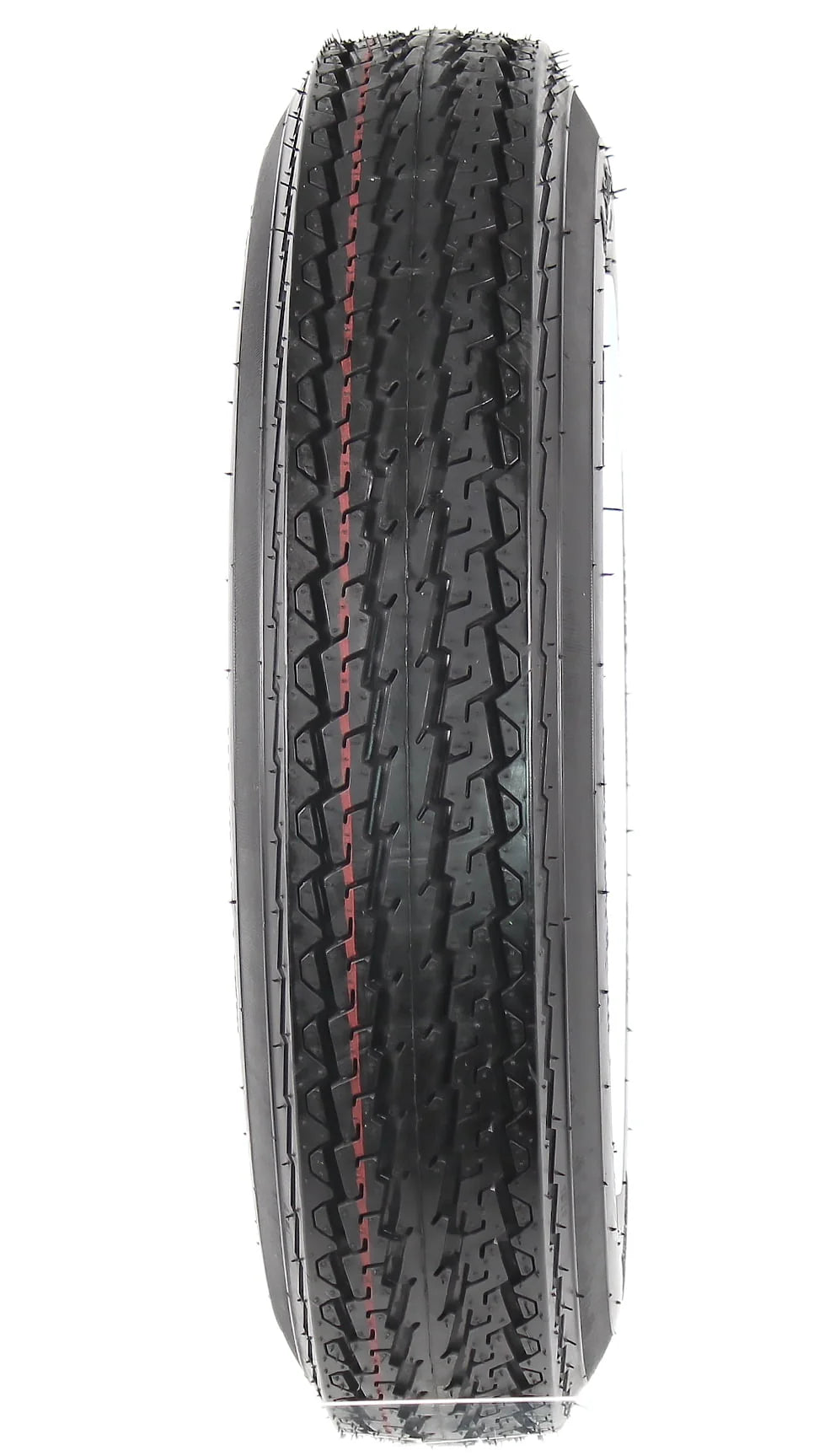 2-Pack Trailer Tire On Rim 4.80-12 12 in. Load C 4 Lug White Spoke Wheel S23778