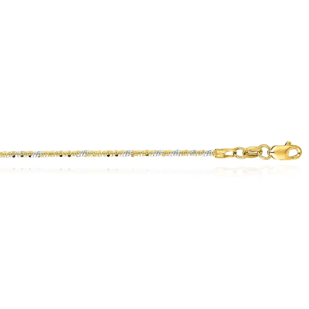 14K Gold 1.5mm Diamond-Cut Chain 16"-20" A738926