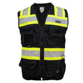 Black Surveyors Class 1 Vest with Tablet Pocket T187