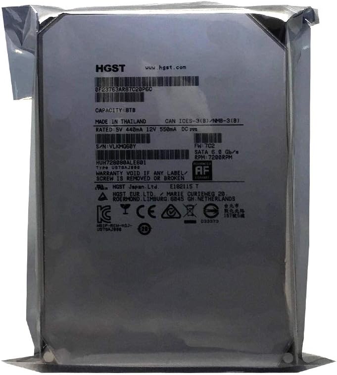 8TB 7200RPM SATA 6.0Gb/s 3.5inch Enterprise Hard Drive D632