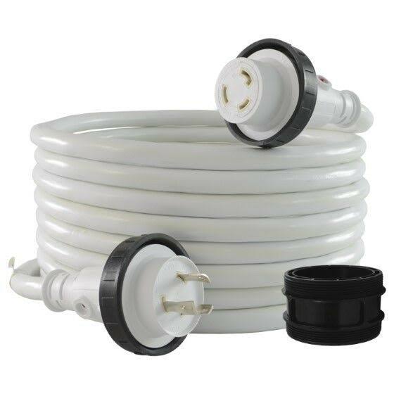 30 Amp Marine Shore Power Cordset with Light Indicator Y73917