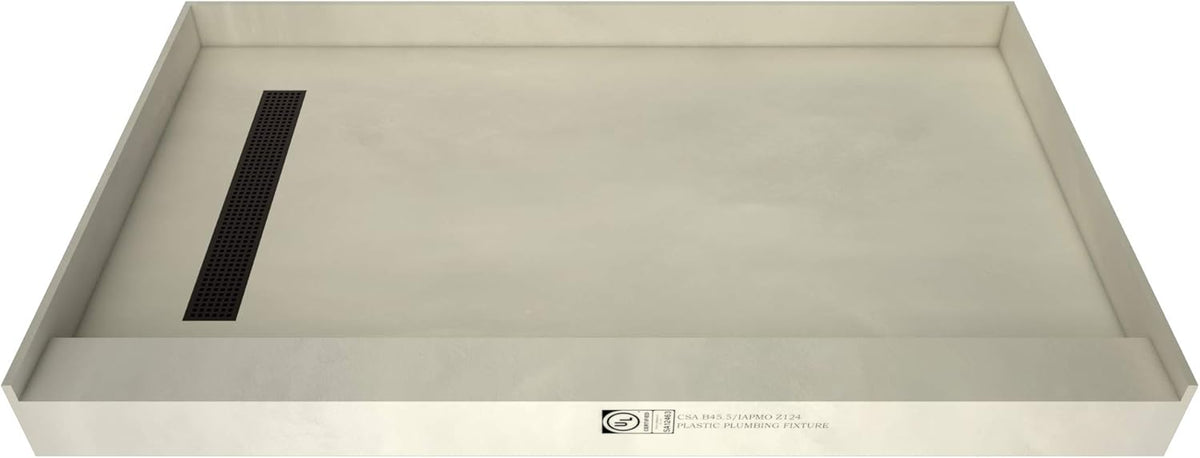 Brushed Nickel Trench Shower Pan L757062