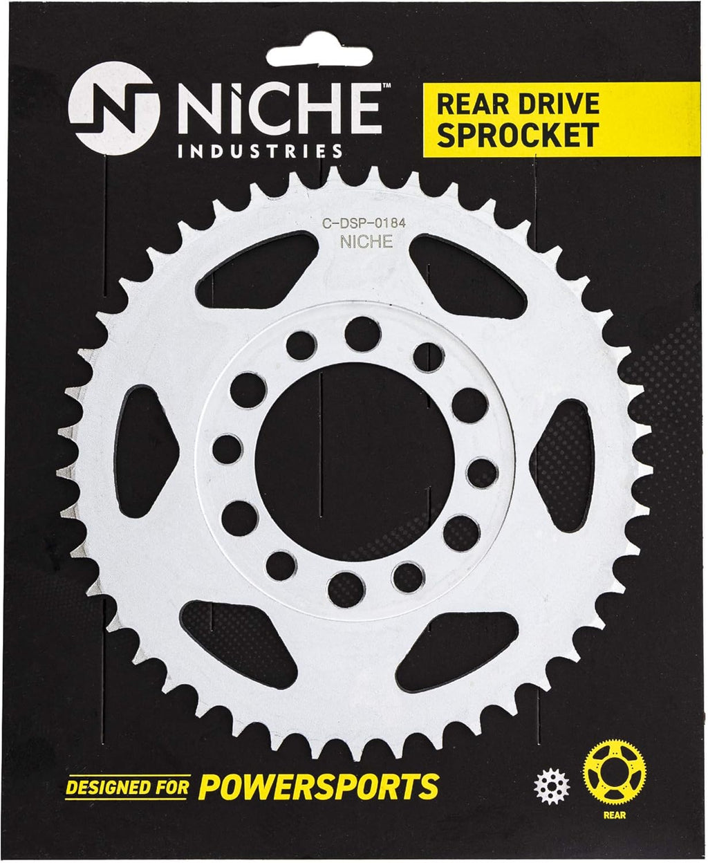 Drive Sprocket Chain Combo Front 14 Rear 45 Tooth 428HZ Standard 120 Links Pack of 2 Q5627