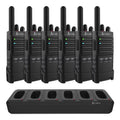 2W FRS Two-Way Radios 6-Pack with Charging Dock, 22 Channels H639374