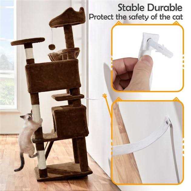 Plush Cat Tree & Condo W3919